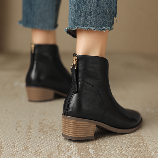 Nicola | Women's Block Heel Ankle Boots