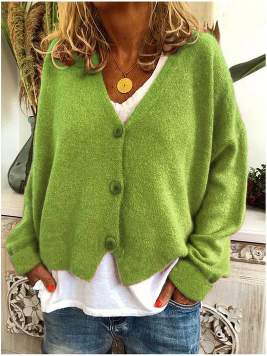 Daisy | Women's V-Neck Knit Cardigan