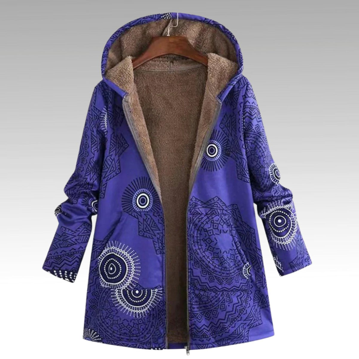 Stella | Women's Fleece Lined Hooded Winter Jacket