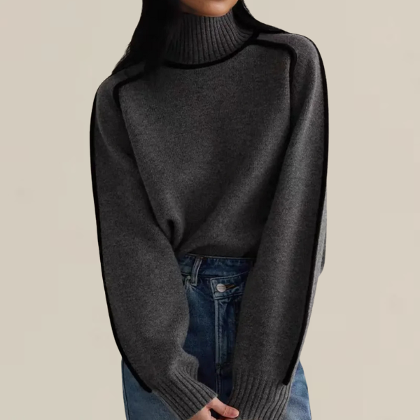 Lena | Women's Elegant Polo Neck Jumper