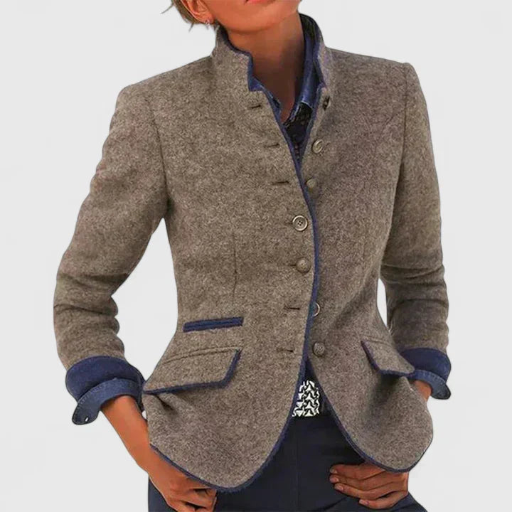 Sophie | Women's Stand Collar Blazer