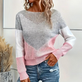 Chloe | Women's Colour Block Knit Jumper
