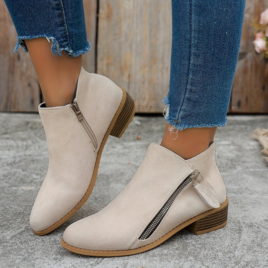Ivy | Women's Side Zip Ankle Boots