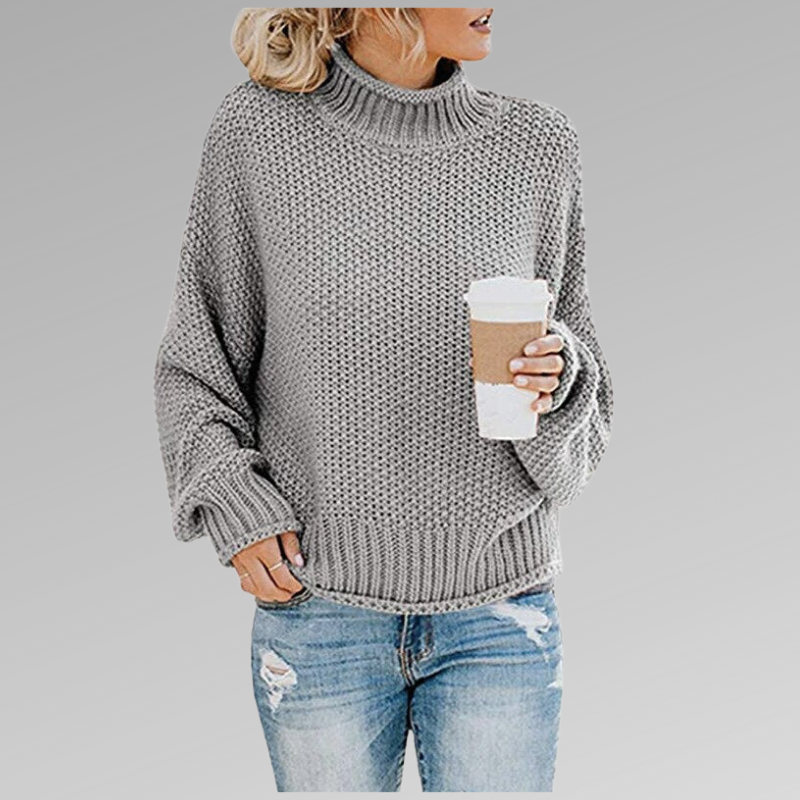 Nora | Women's Chunky Knit Turtleneck Jumper