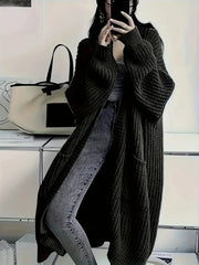 Rose | Women's Long Chunky Knit Cardigan