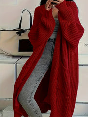 Rose | Women's Long Chunky Knit Cardigan