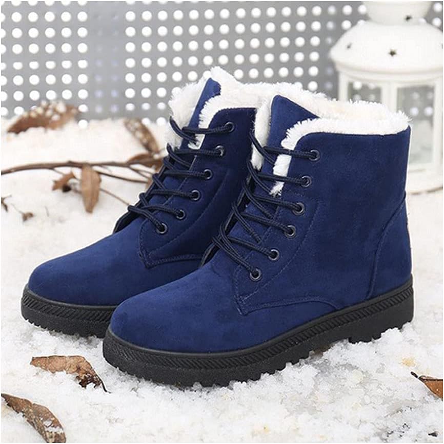 Camilla | Women's Sherpa-Lined Faux Suede Lace-Up Boots