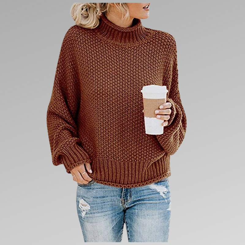 Nora | Women's Chunky Knit Turtleneck Jumper