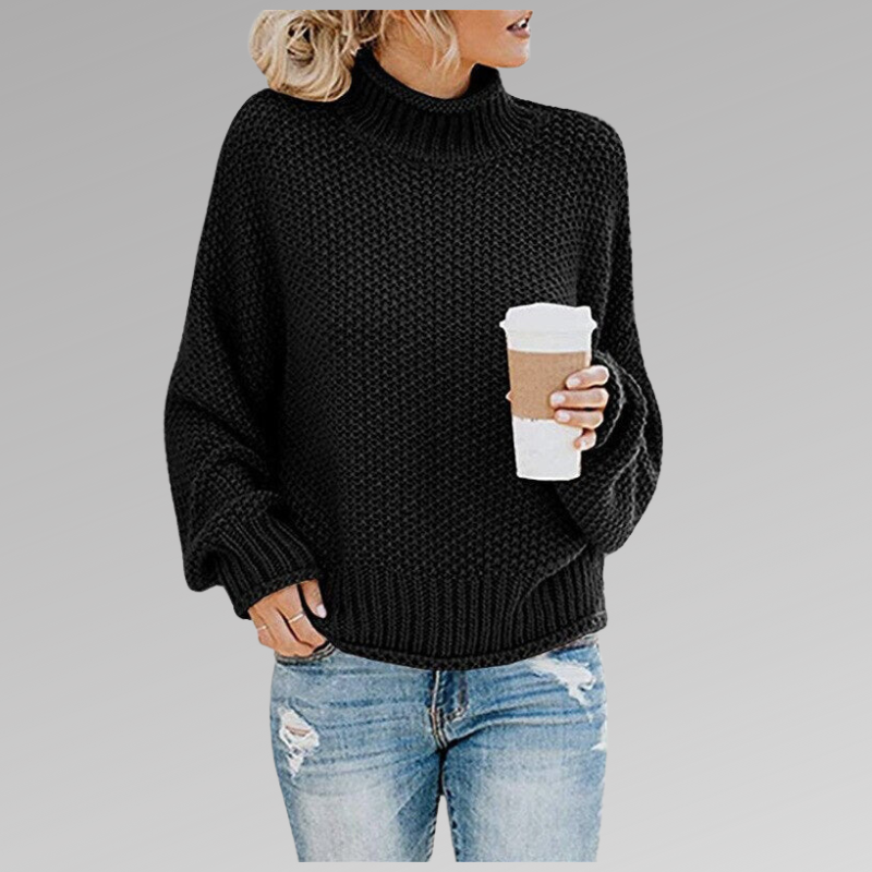 Nora | Women's Chunky Knit Turtleneck Jumper