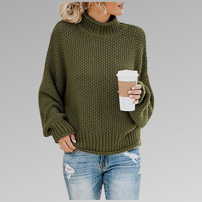 Nora | Women's Chunky Knit Turtleneck Jumper