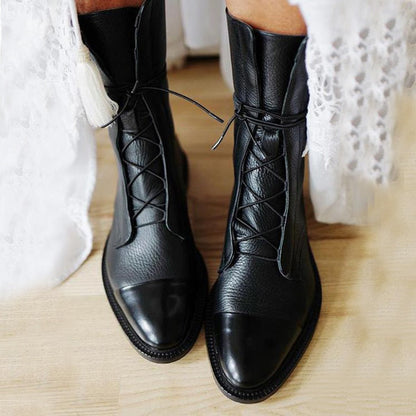 Alice | Women's Lace Up Leather Boots