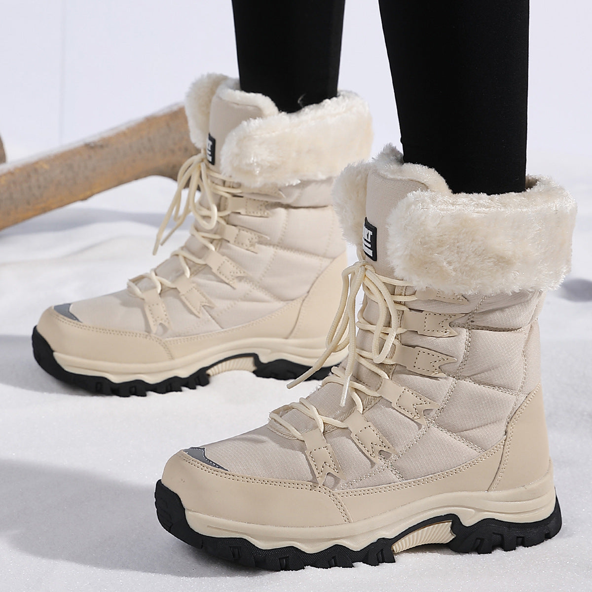 Nora | Women's Fleece-Lined Faux Fur Winter Boots