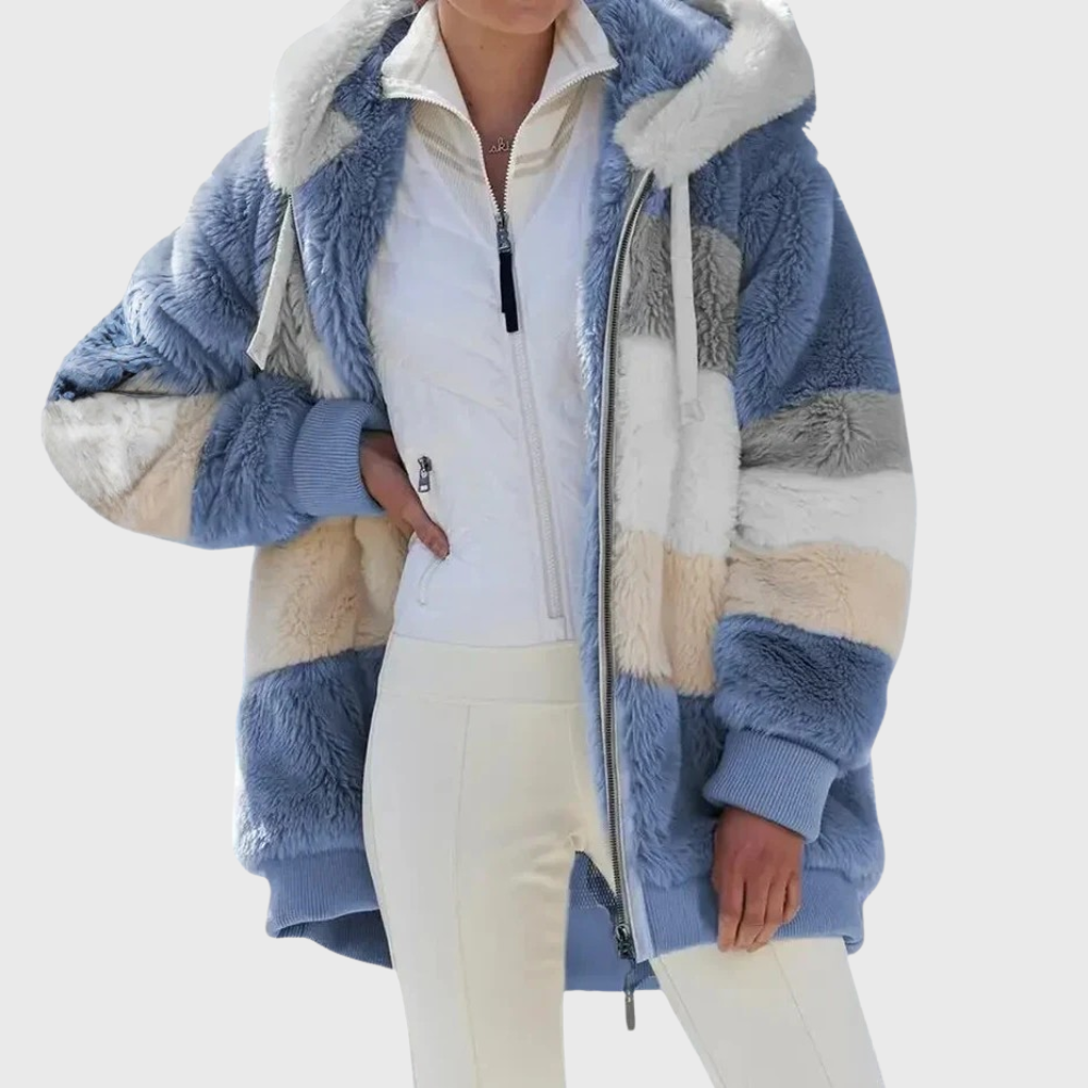 Millie | Women's Cozy Teddy Fleece Hooded Jacket