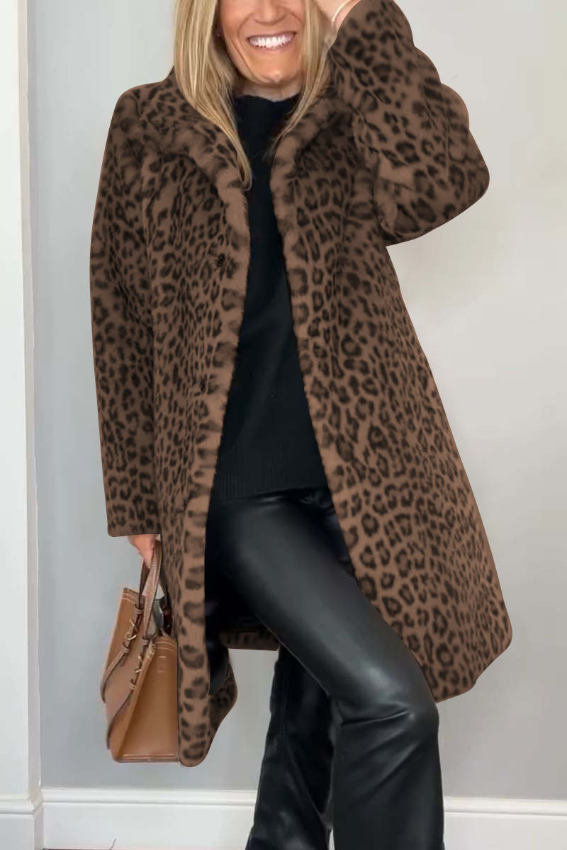 Emily | Women's Leopard Print Coat