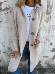 Lena | Cardigan Longline Ribbed Knit