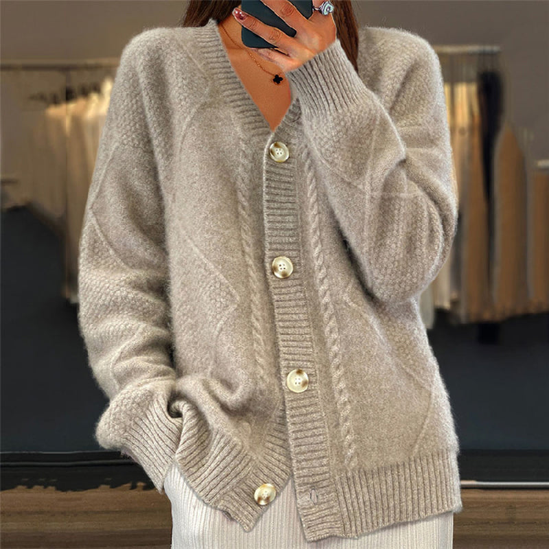 Emma | Women's Cable Knit Cardigan