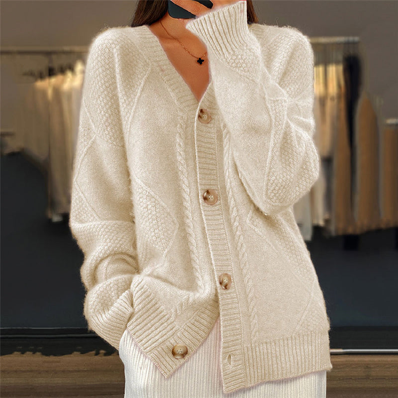 Emma | Women's Cable Knit Cardigan