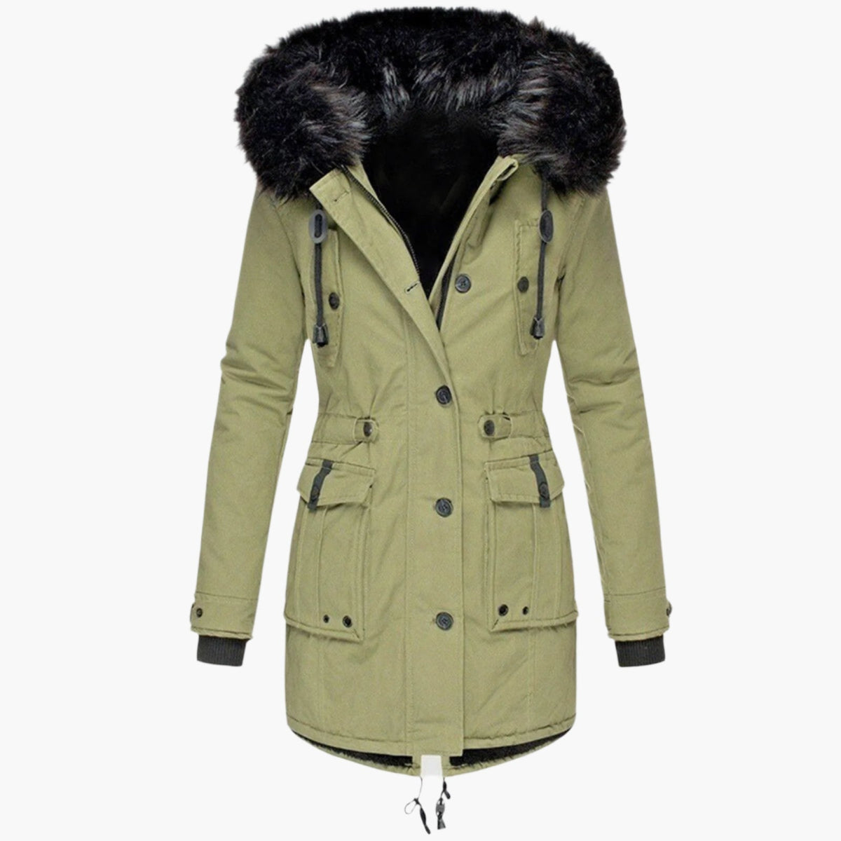 Mia | Women's Faux Fur Hood Parka