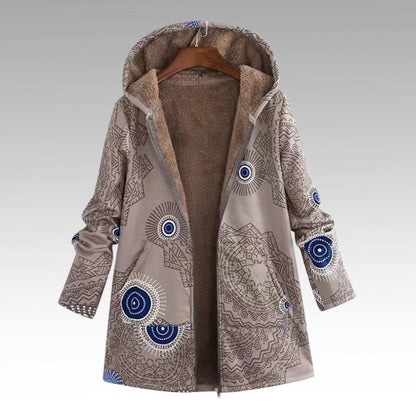 Stella | Women's Fleece Lined Hooded Winter Jacket