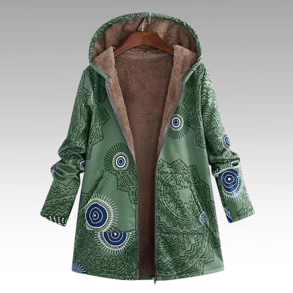 Stella | Women's Fleece Lined Hooded Winter Jacket