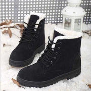 Camilla | Women's Sherpa-Lined Faux Suede Lace-Up Boots