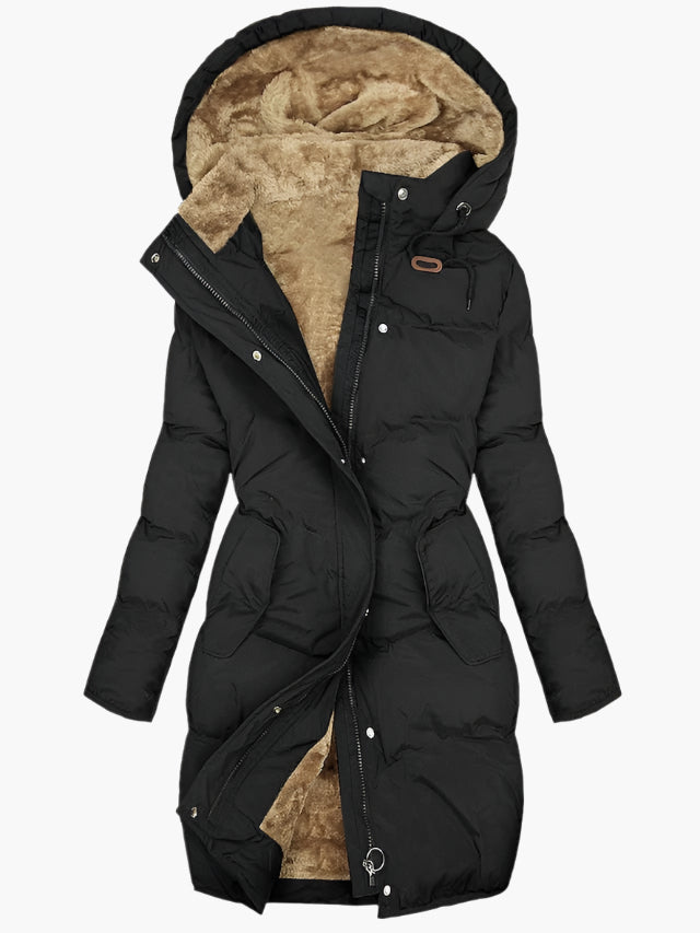 Grace | Women's Faux Fur Lined Hooded Winter Coat