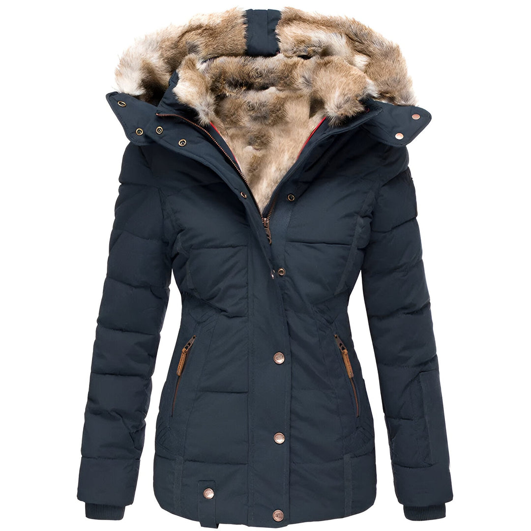 Lily | Women's Faux Fur Lined Hooded Winter Jacket