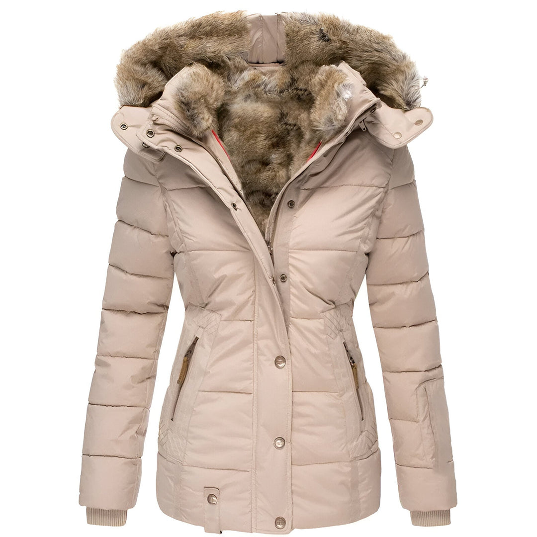 Lily | Women's Faux Fur Lined Hooded Winter Jacket