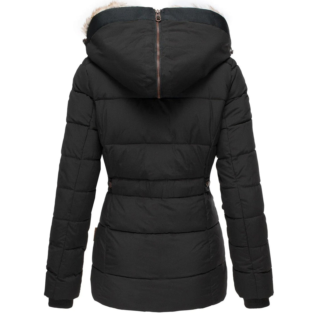 Lily | Women's Faux Fur Lined Hooded Winter Jacket