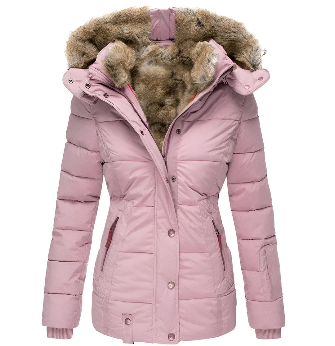 Lily | Women's Faux Fur Lined Hooded Winter Jacket