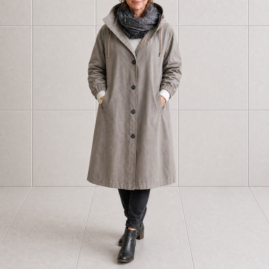 Helen | Women's Hooded Trenchcoat