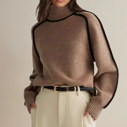 Lena | Women's Elegant Polo Neck Jumper