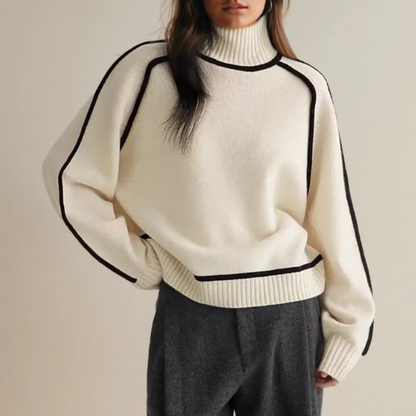 Lena | Women's Elegant Polo Neck Jumper