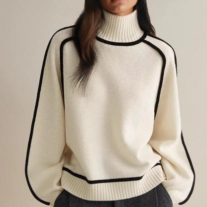 Lena | Women's Elegant Polo Neck Jumper