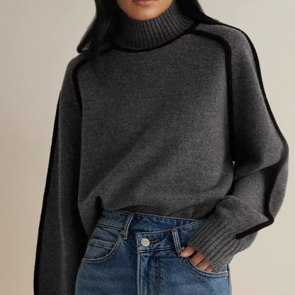 Lena | Women's Elegant Polo Neck Jumper