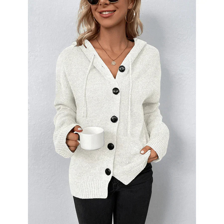 Lina | Knit Cardigan Hooded
