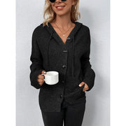 Lina | Knit Cardigan Hooded