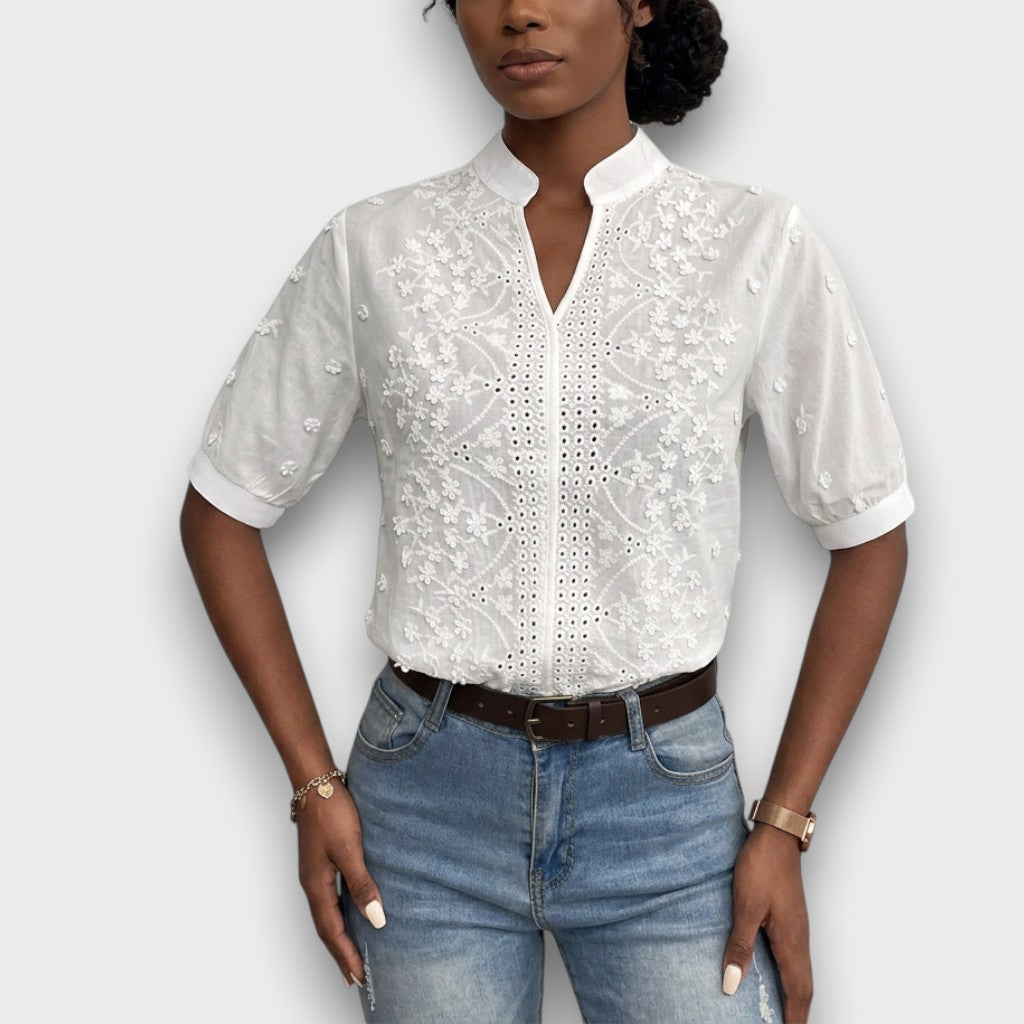 Genevieve | Women's Broderie Anglaise Blouse