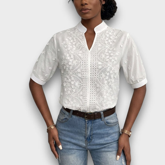 Genevieve | Women's Broderie Anglaise Blouse