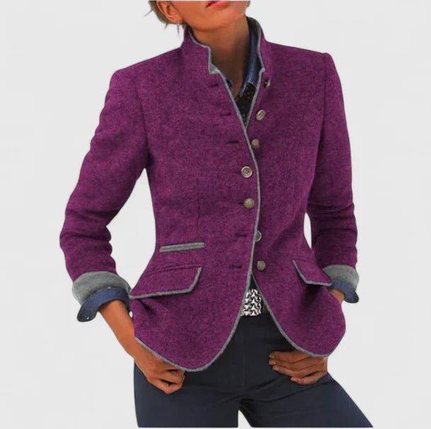 Sophie | Women's Stand Collar Blazer
