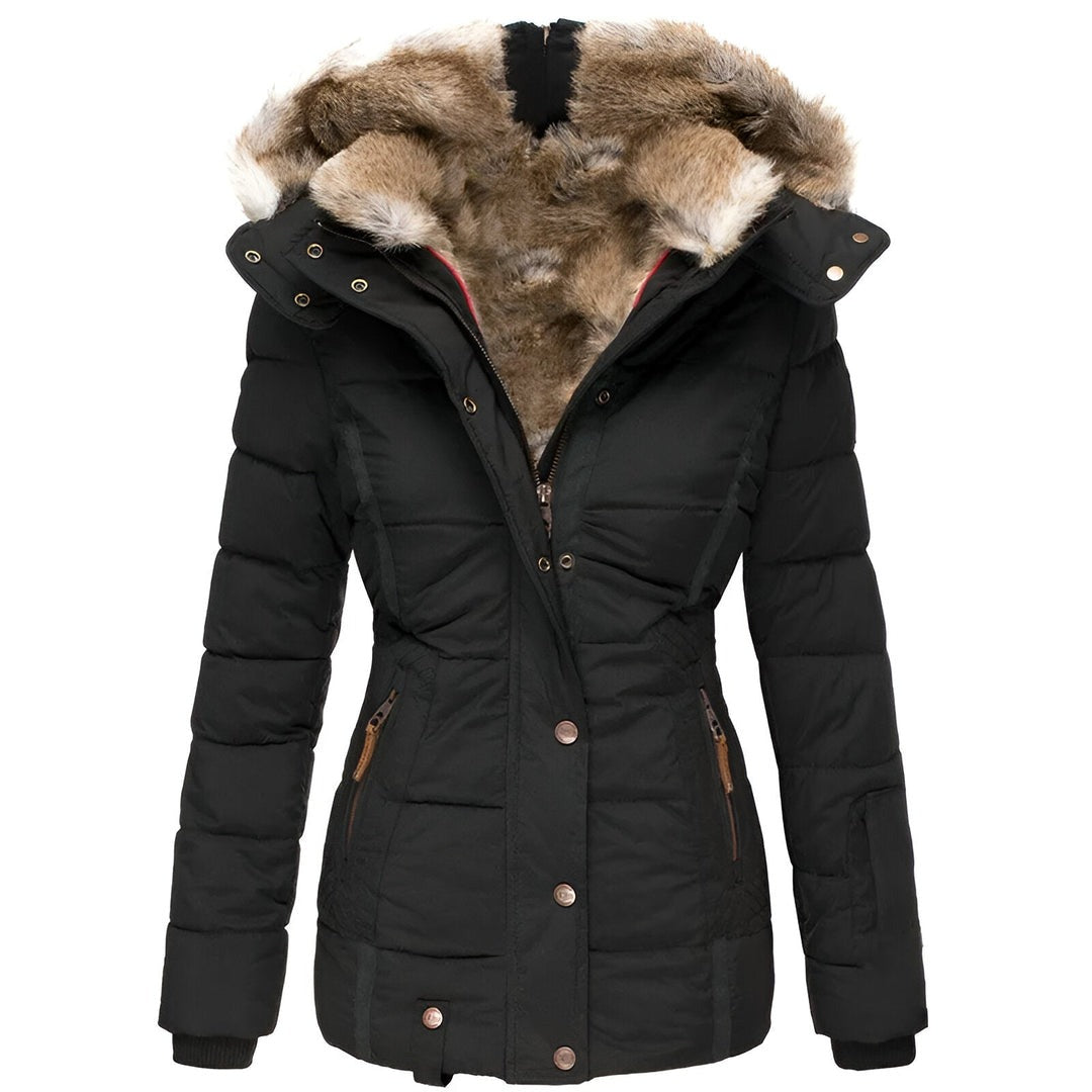 Lily | Women's Faux Fur Lined Hooded Winter Jacket