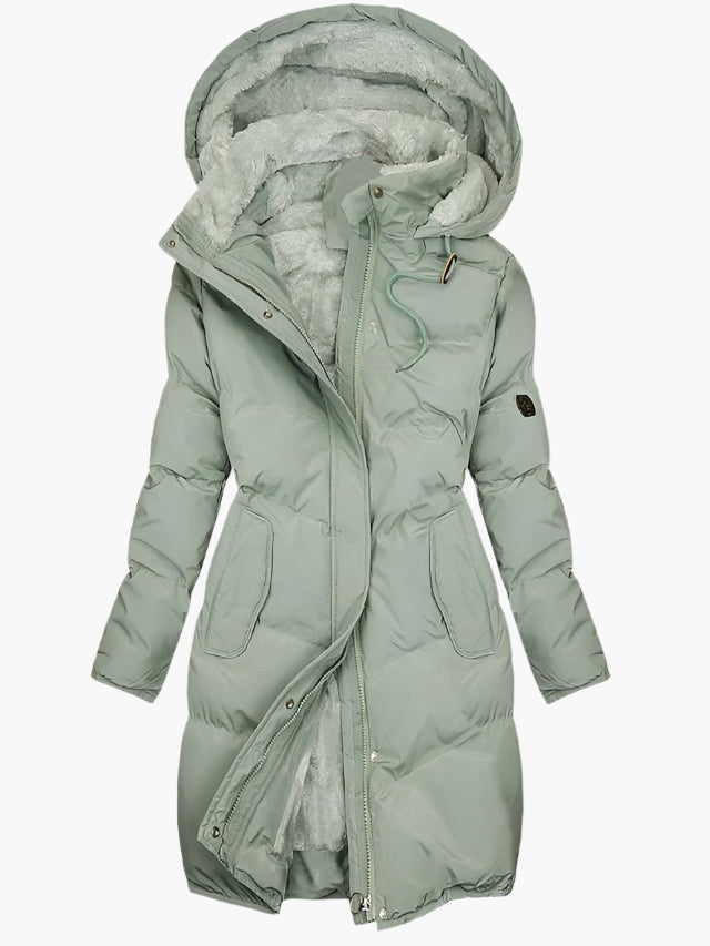Grace | Women's Faux Fur Lined Hooded Winter Coat
