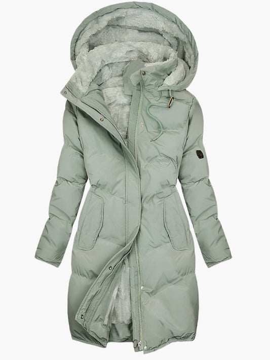 Grace | Women's Faux Fur Lined Hooded Winter Coat