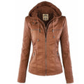 Nadine | Women's Hooded Leather Jacket