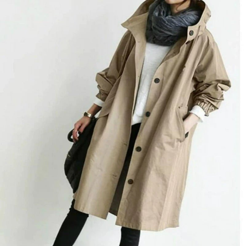 Helen | Women's Hooded Trenchcoat
