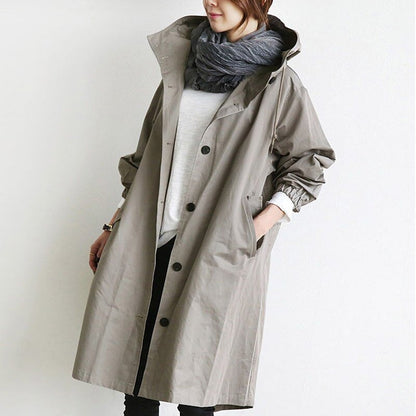 Helen | Women's Hooded Trenchcoat