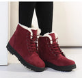 Camilla | Women's Sherpa-Lined Faux Suede Lace-Up Boots