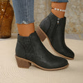 Adele | Women's Block Heel Ankle Boots