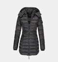 Nora | Women's Long Puffer Jacket with Hood