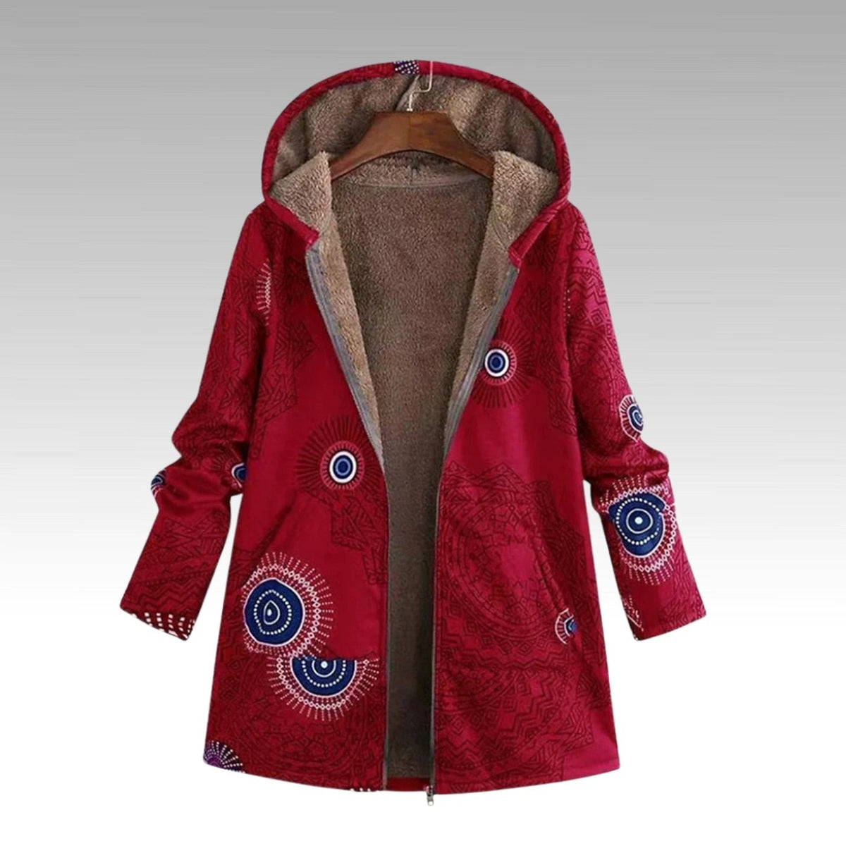 Stella | Women's Fleece Lined Hooded Winter Jacket